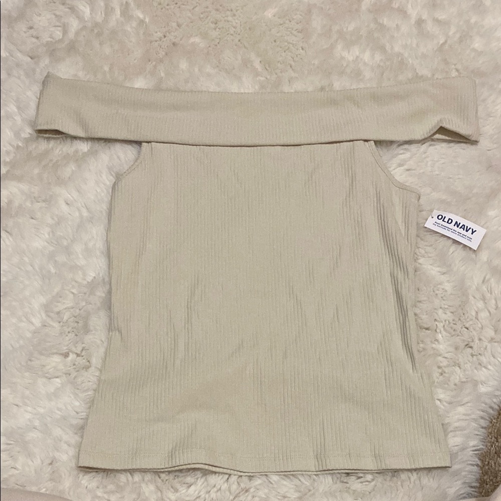 Old Navy Women's Off-Shoulder Sweater - Beige